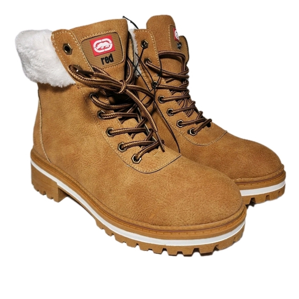 New Red Rhino Boots Women's Size 8  Hiking Work Boot Jay 02LP Suede Ecko